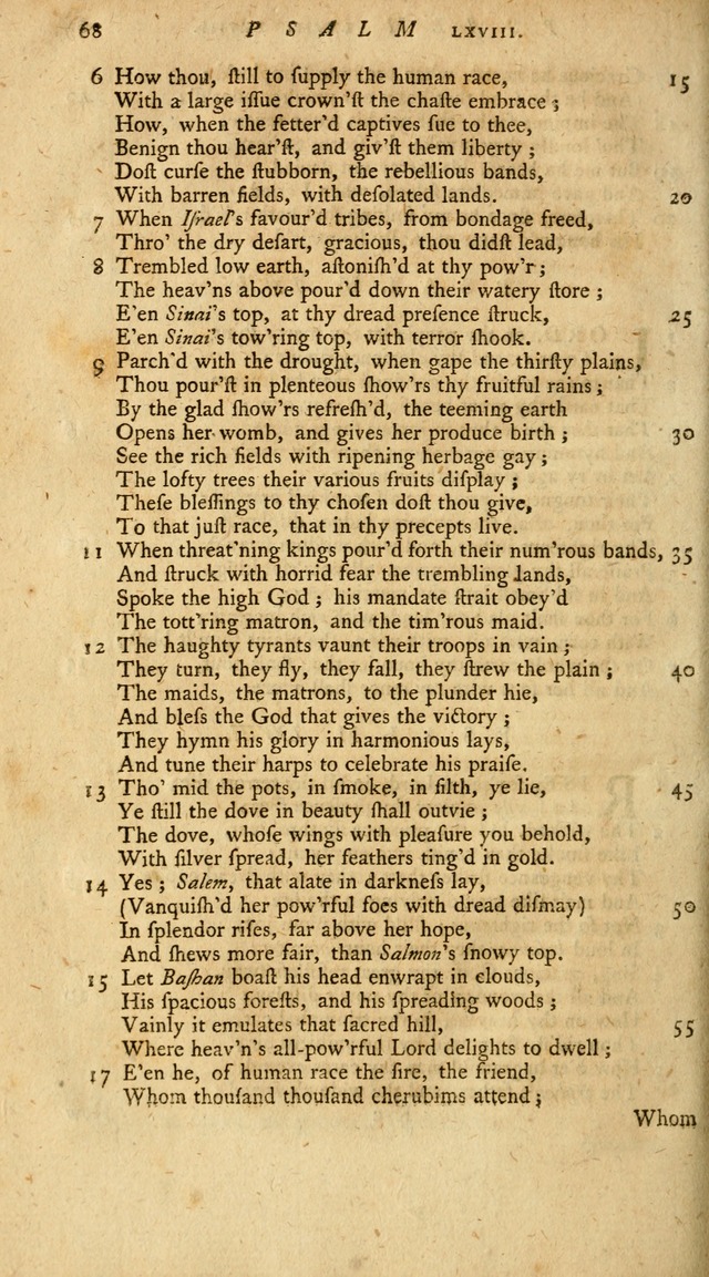 New Version of the Psalms of David page 68