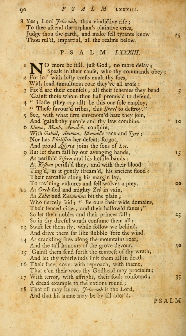 New Version of the Psalms of David page 90