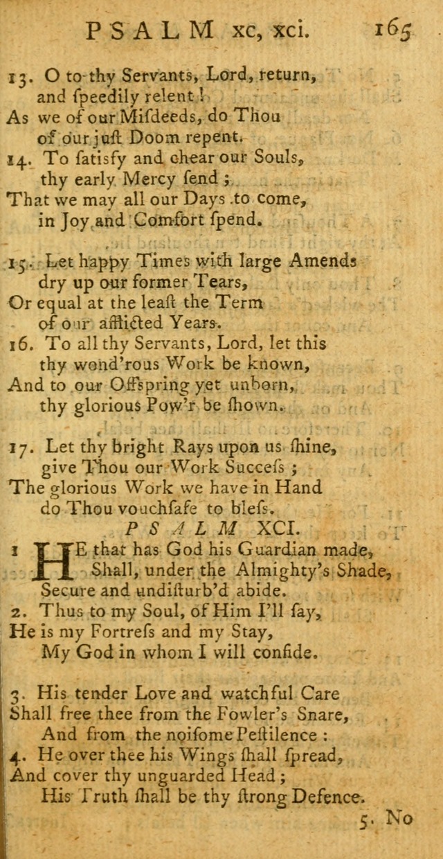 A New Version Of The Psalms Of David Fitted To The Tunes - 