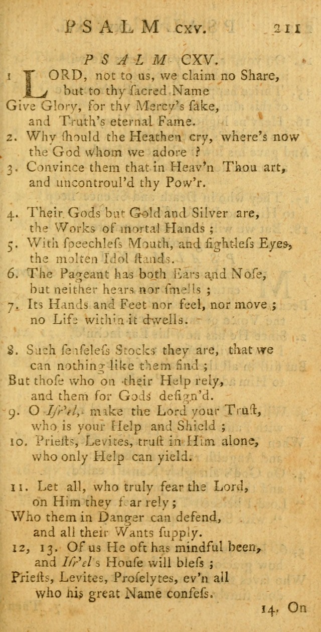 A New Version of the Psalms of David: fitted to the Tunes used in Churches page 211