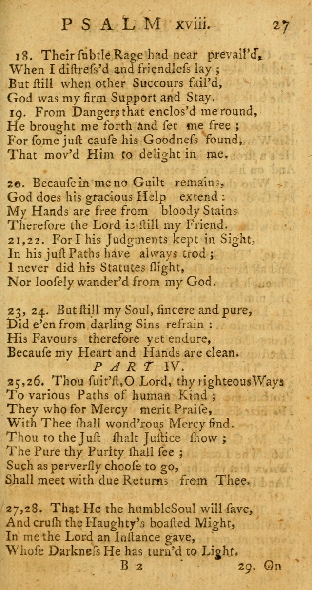 A New Version of the Psalms of David: fitted to the Tunes used in Churches page 27