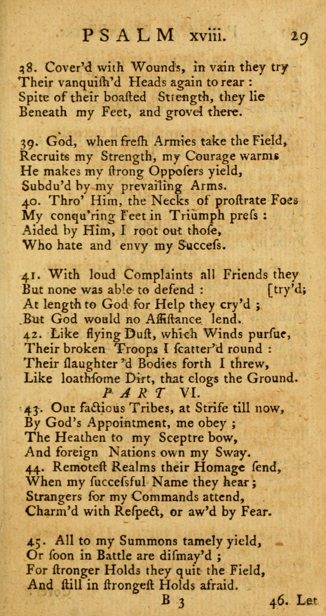 A New Version of the Psalms of David: fitted to the Tunes used in Churches page 29