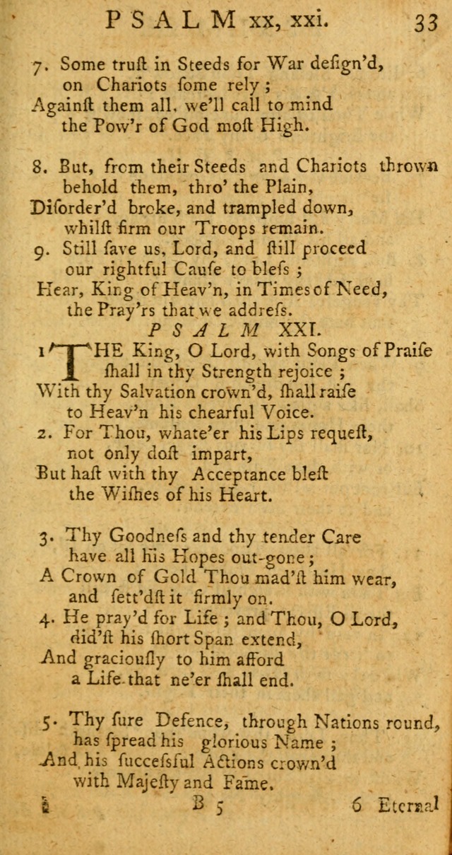 A New Version of the Psalms of David: fitted to the Tunes used in Churches page 33