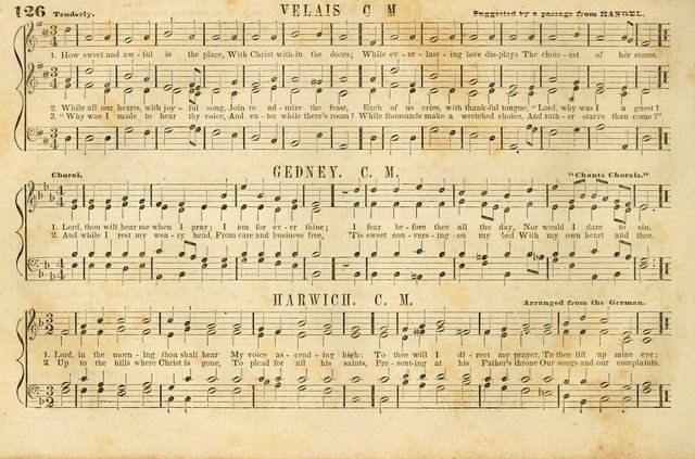 The New York Choralist: a new and copious collection of Psalm and hymn tunes adapted to all the various metres in general use with a large variety of anthems and set pieces page 126