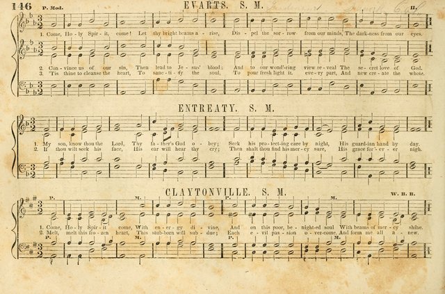 The New York Choralist: a new and copious collection of Psalm and hymn tunes adapted to all the various metres in general use with a large variety of anthems and set pieces page 146