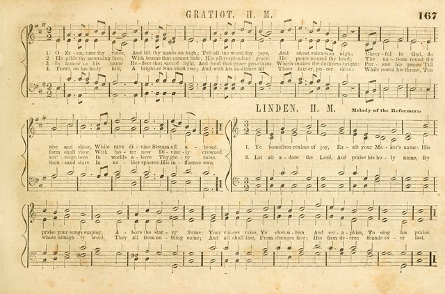 The New York Choralist: a new and copious collection of Psalm and hymn tunes adapted to all the various metres in general use with a large variety of anthems and set pieces page 167