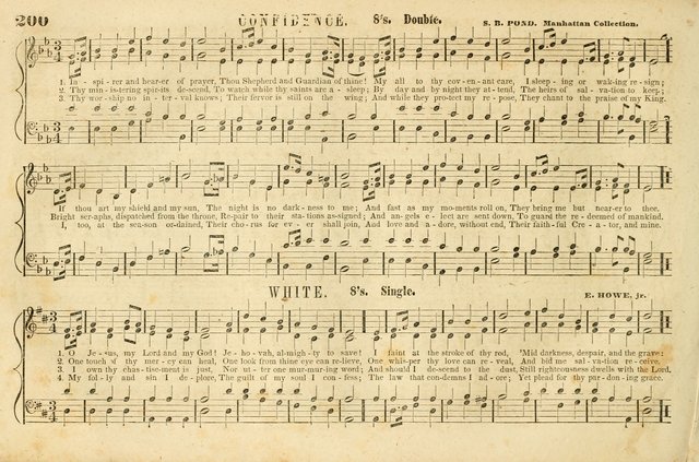 The New York Choralist: a new and copious collection of Psalm and hymn tunes adapted to all the various metres in general use with a large variety of anthems and set pieces page 200