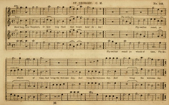 The New York selection of sacred music: containing a great variety of plain, repeating, and fugue tunes ; In two parts ... the whole arranged and intended for the various metres in Watts, Dwight, Dobe page 110