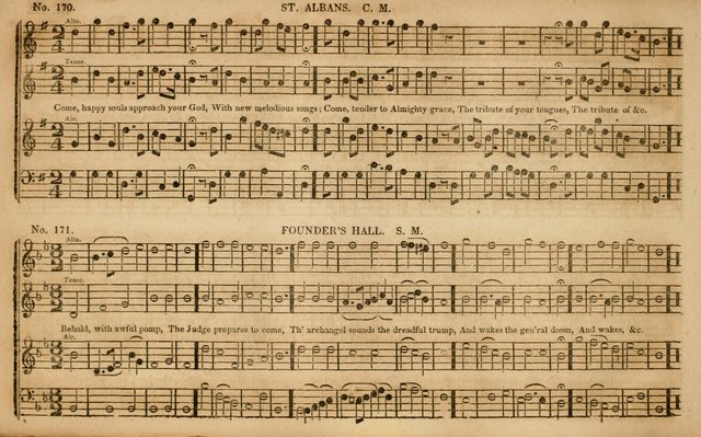 The New York selection of sacred music: containing a great variety of plain, repeating, and fugue tunes ; In two parts ... the whole arranged and intended for the various metres in Watts, Dwight, Dobe page 125
