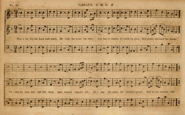 The New York selection of sacred music: containing a great variety of plain, repeating, and fugue tunes ; In two parts ... the whole arranged and intended for the various metres in Watts, Dwight, Dobe page 37