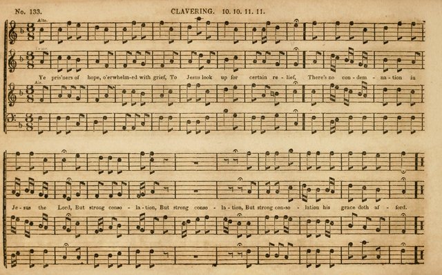 The New York selection of sacred music: containing a great variety of plain, repeating, and fugue tunes ; In two parts ... the whole arranged and intended for the various metres in Watts, Dwight, Dobe page 97