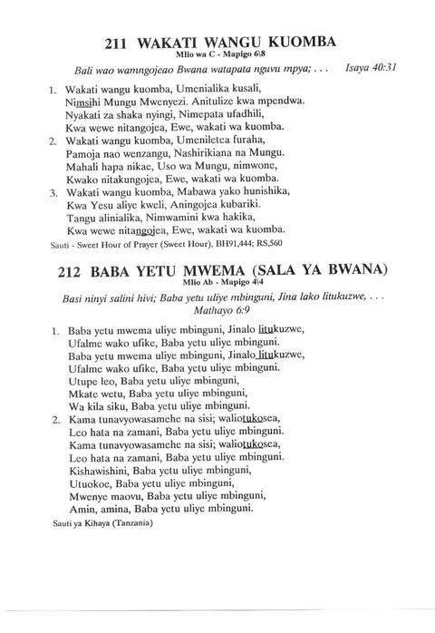 Nyimbo Za Imani Yetu page 111