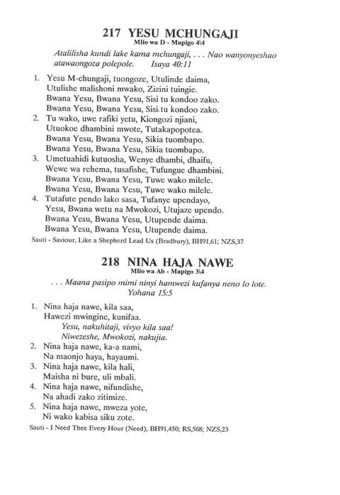 Nyimbo Za Imani Yetu page 114