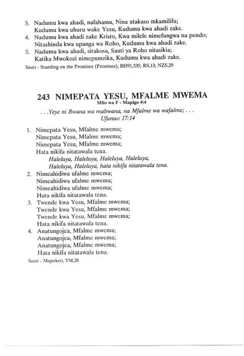 Nyimbo Za Imani Yetu page 127
