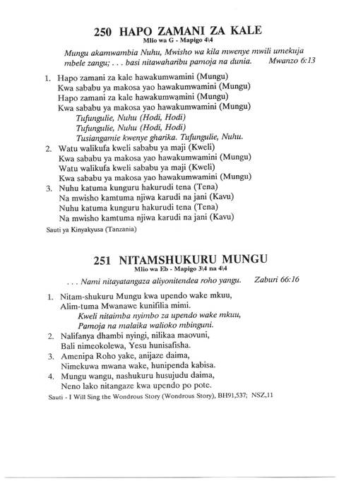 Nyimbo Za Imani Yetu page 131