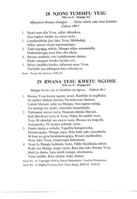 Nyimbo Za Imani Yetu page 15
