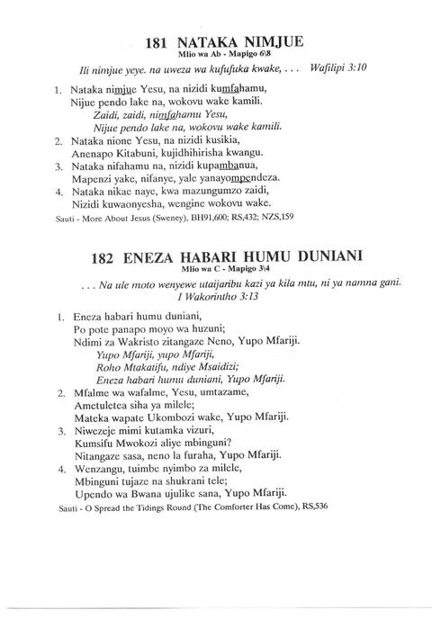 Nyimbo Za Imani Yetu page 97