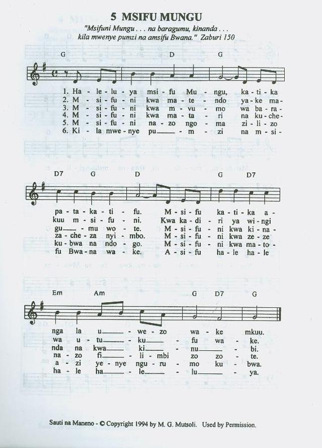 Nyimbo za Imani Yetu page 6