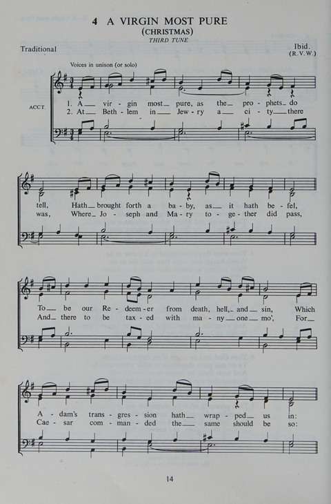 The Oxford Book of Carols page 14