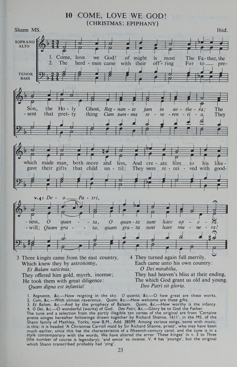 The Oxford Book of Carols page 23