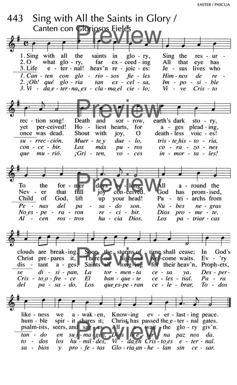 Oramos Cantando = We Pray In Song page 414