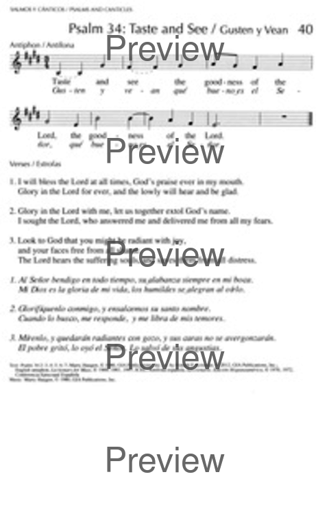 Oramos Cantando = We Pray In Song page 43