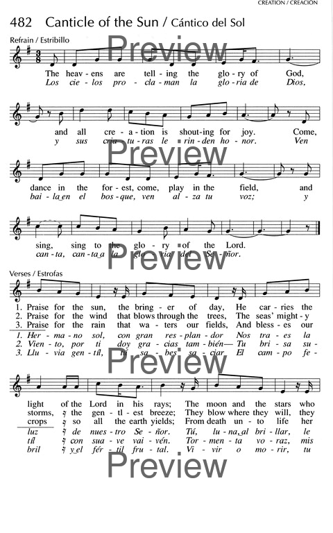 Oramos Cantando = We Pray In Song page 469