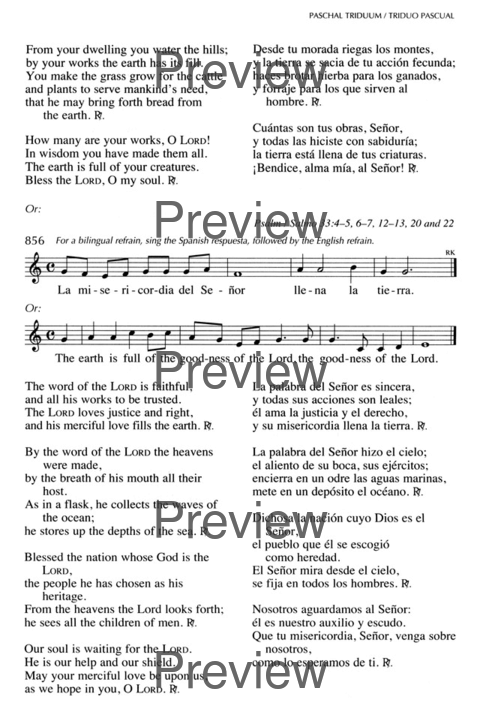 Oramos Cantando = We Pray In Song page 977