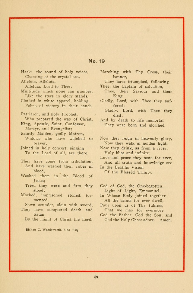 The Order for Evensong: with hymns page 46