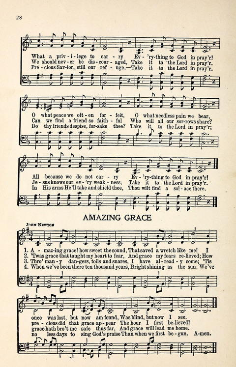 Old Fashioned Gospel Songs No. 1 page 26