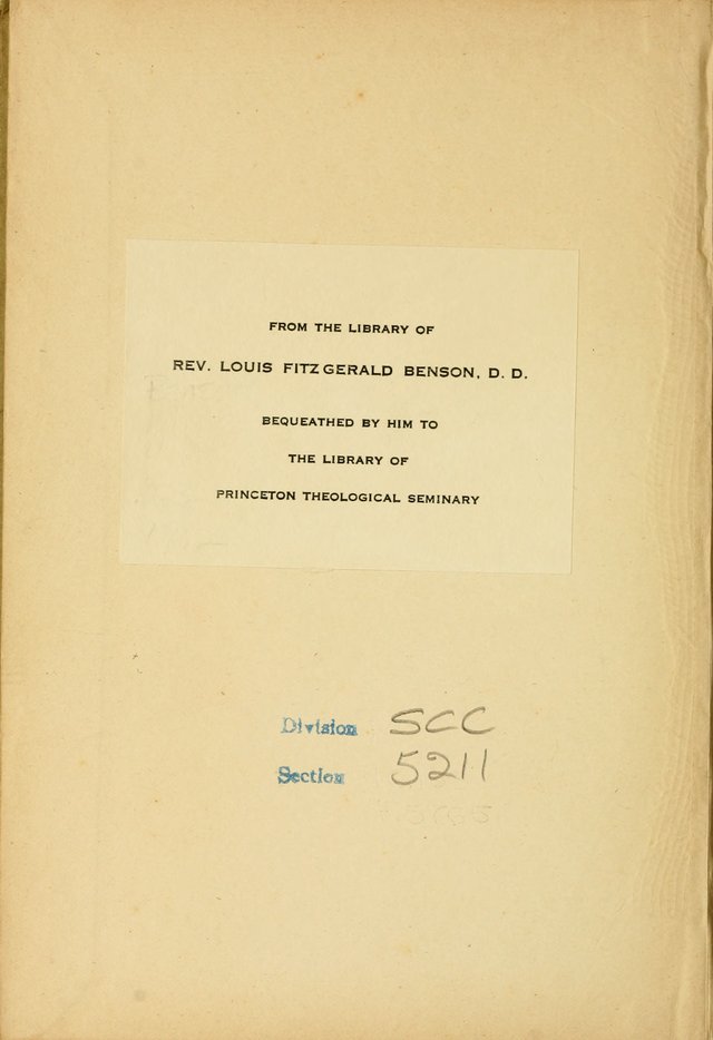 Ocean Grove Christian Songs: "The Big Little Book" page iii