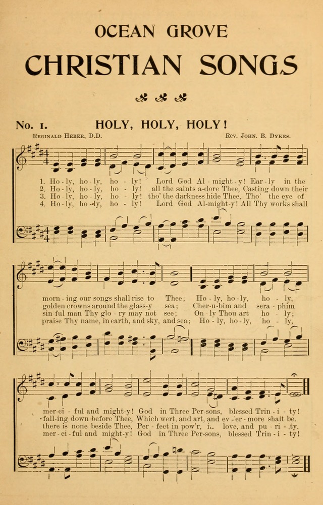 Ocean Grove Christian Songs: and responsive readings (Revised Edition) page 8