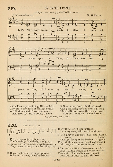 Our Glad Hosanna: for the service of Song in the Sunday School, the Social Gathering, and the Prayer Meeting page 122