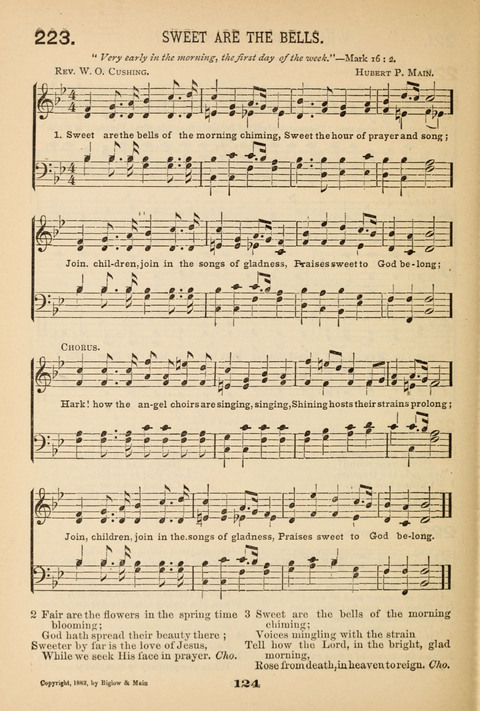 Our Glad Hosanna: for the service of Song in the Sunday School, the Social Gathering, and the Prayer Meeting page 124