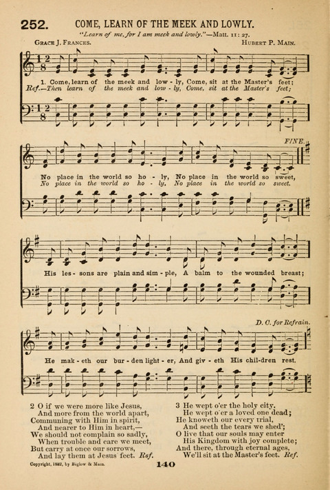 Our Glad Hosanna: for the service of Song in the Sunday School, the Social Gathering, and the Prayer Meeting page 140