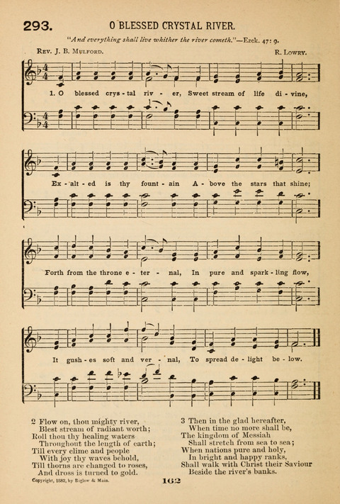 Our Glad Hosanna: for the service of Song in the Sunday School, the Social Gathering, and the Prayer Meeting page 162