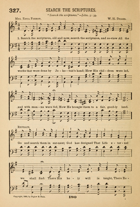 Our Glad Hosanna: for the service of Song in the Sunday School, the Social Gathering, and the Prayer Meeting page 180