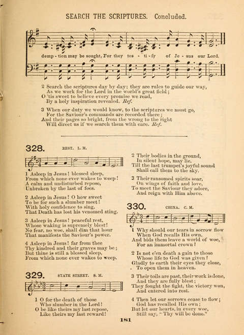 Our Glad Hosanna: for the service of Song in the Sunday School, the Social Gathering, and the Prayer Meeting page 181