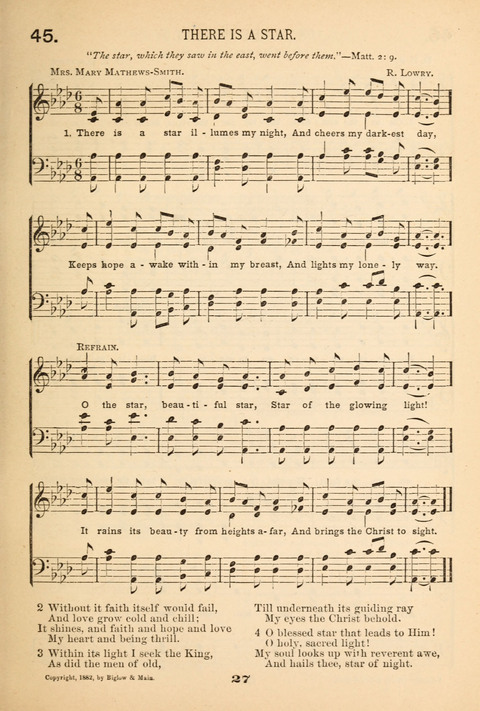 Our Glad Hosanna: for the service of Song in the Sunday School, the Social Gathering, and the Prayer Meeting page 27