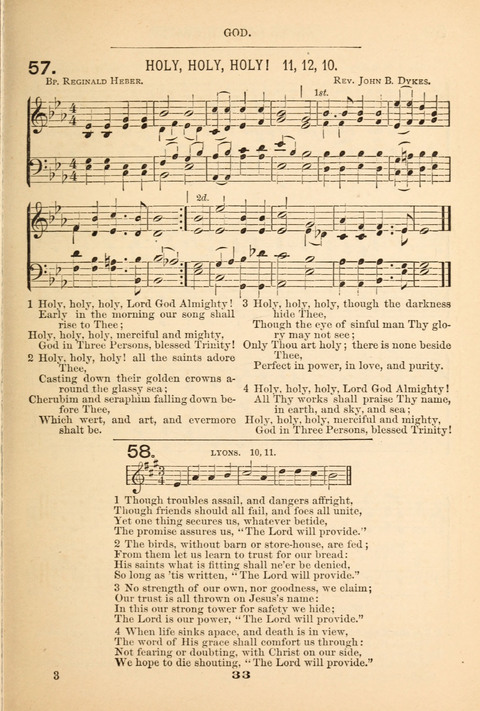 Our Glad Hosanna: for the service of Song in the Sunday School, the Social Gathering, and the Prayer Meeting page 33