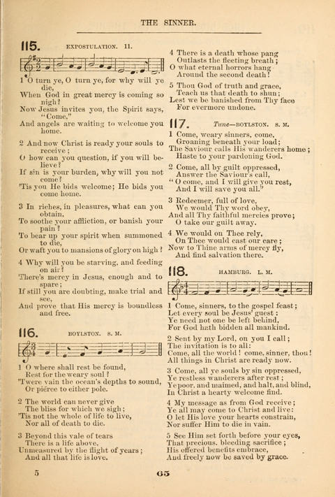 Our Glad Hosanna: for the service of Song in the Sunday School, the Social Gathering, and the Prayer Meeting page 65