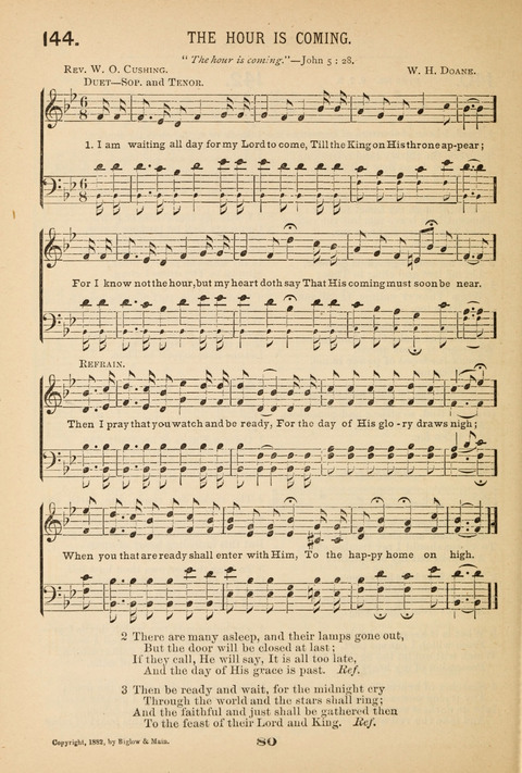 Our Glad Hosanna: for the service of Song in the Sunday School, the Social Gathering, and the Prayer Meeting page 80