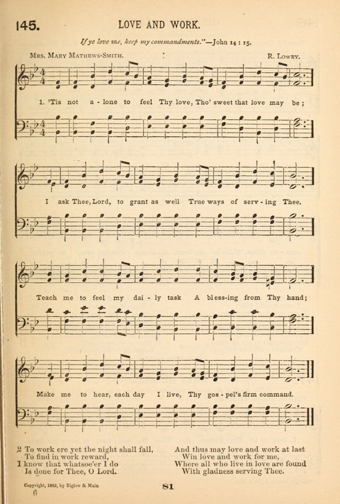 Our Glad Hosanna: for the service of Song in the Sunday School, the Social Gathering, and the Prayer Meeting page 81