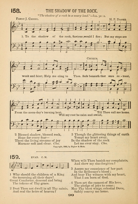Our Glad Hosanna: for the service of Song in the Sunday School, the Social Gathering, and the Prayer Meeting page 90
