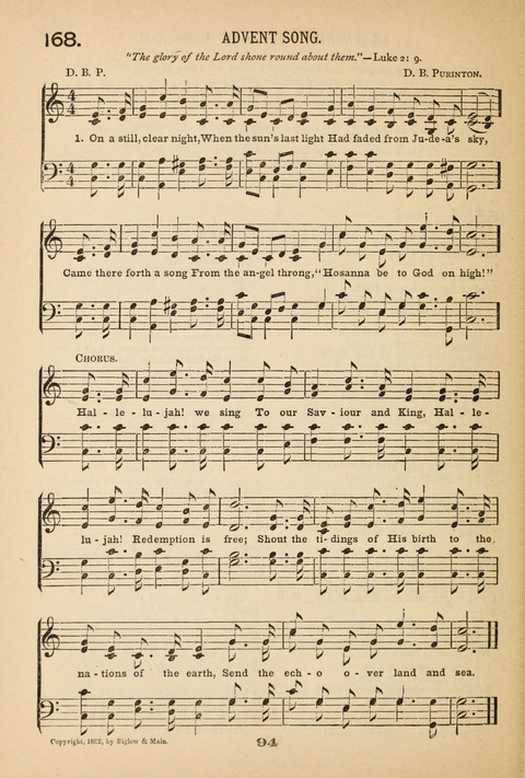 Our Glad Hosanna: for the service of Song in the Sunday School, the Social Gathering, and the Prayer Meeting page 94
