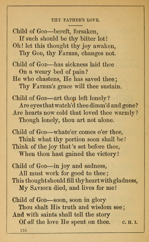 One Hundred Choice Hymns: in large type page 116