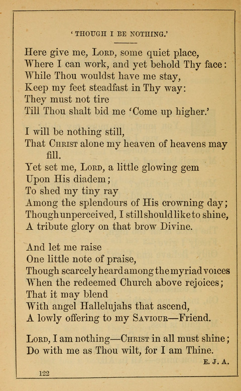 One Hundred Choice Hymns: in large type page 122
