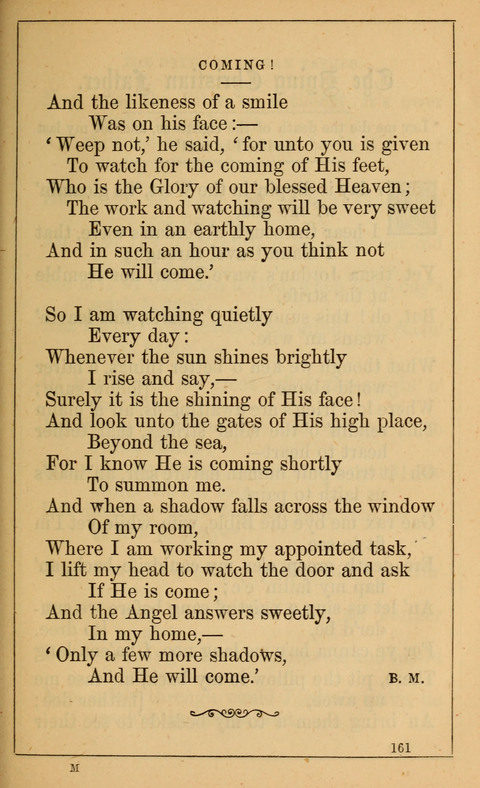One Hundred Choice Hymns: in large type page 161