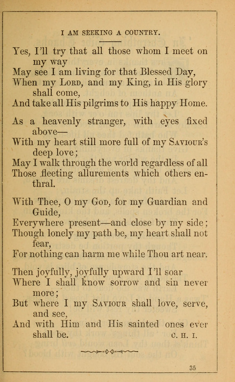 One Hundred Choice Hymns: in large type page 35