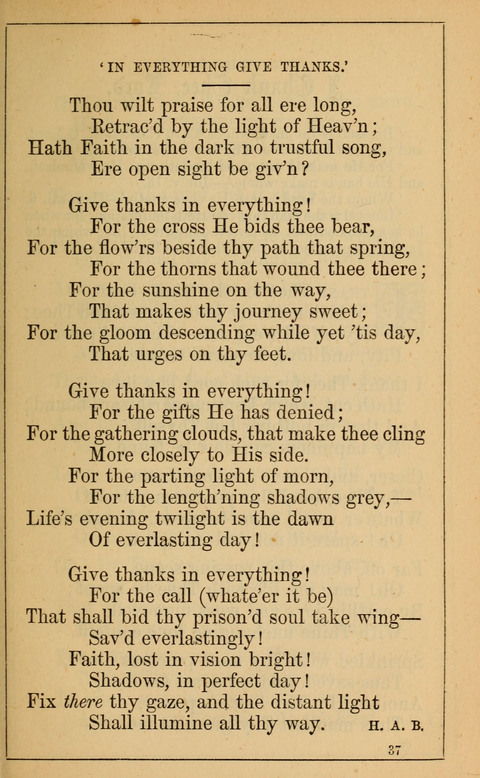 One Hundred Choice Hymns: in large type page 37